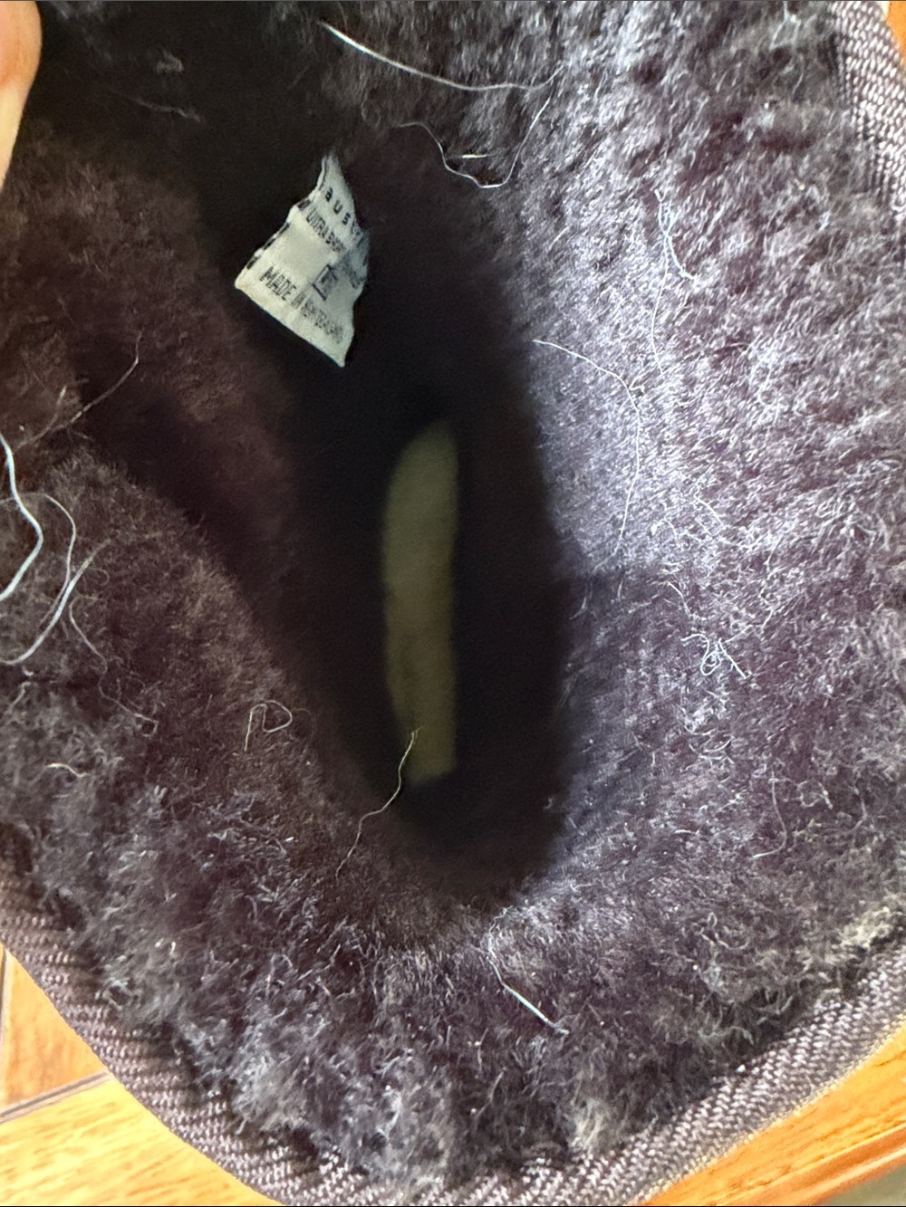 UGG Brown Suede Short Shearling-Lined Booties - Picture 4 of 6